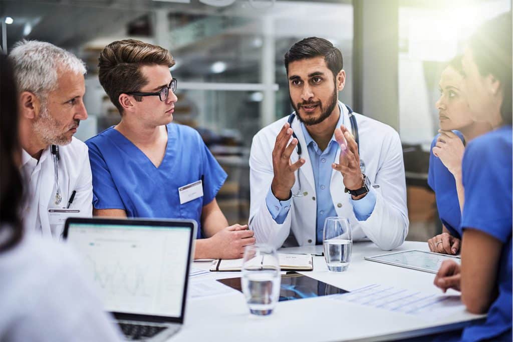 doctors having a meeting