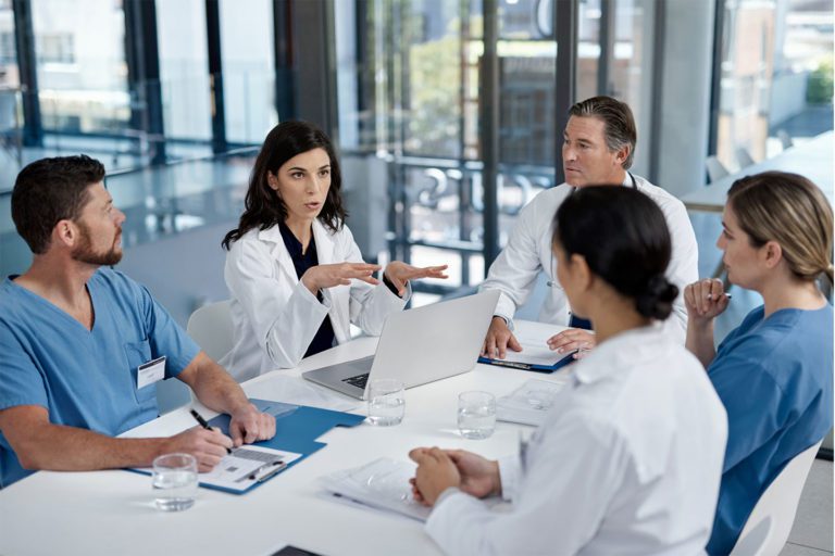 doctors having a meeting